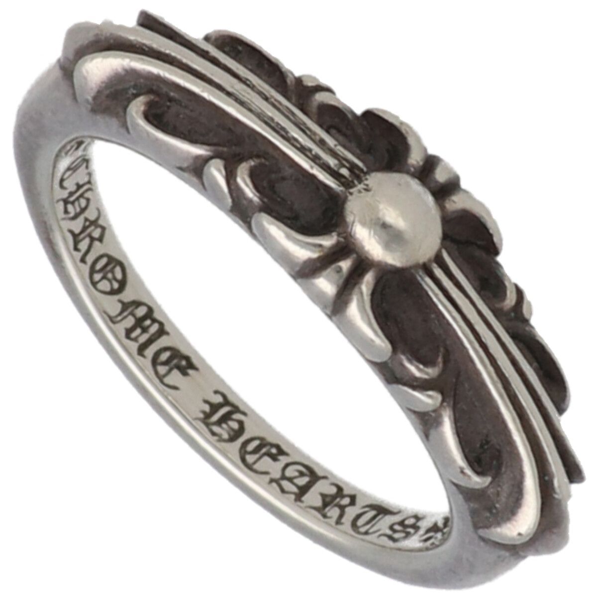 CHROME HEARTS クロムハーツ ベイビークラシックフローラルクロス リング 10.5号 SV925 シルバー 指輪 アクセサリー 25031562 RS