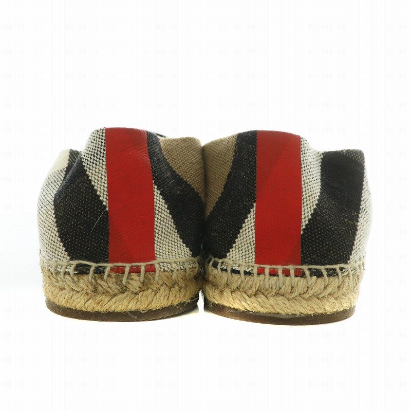 BURBERRY ノバチェック ローファー キャンバスvibramソール22.5