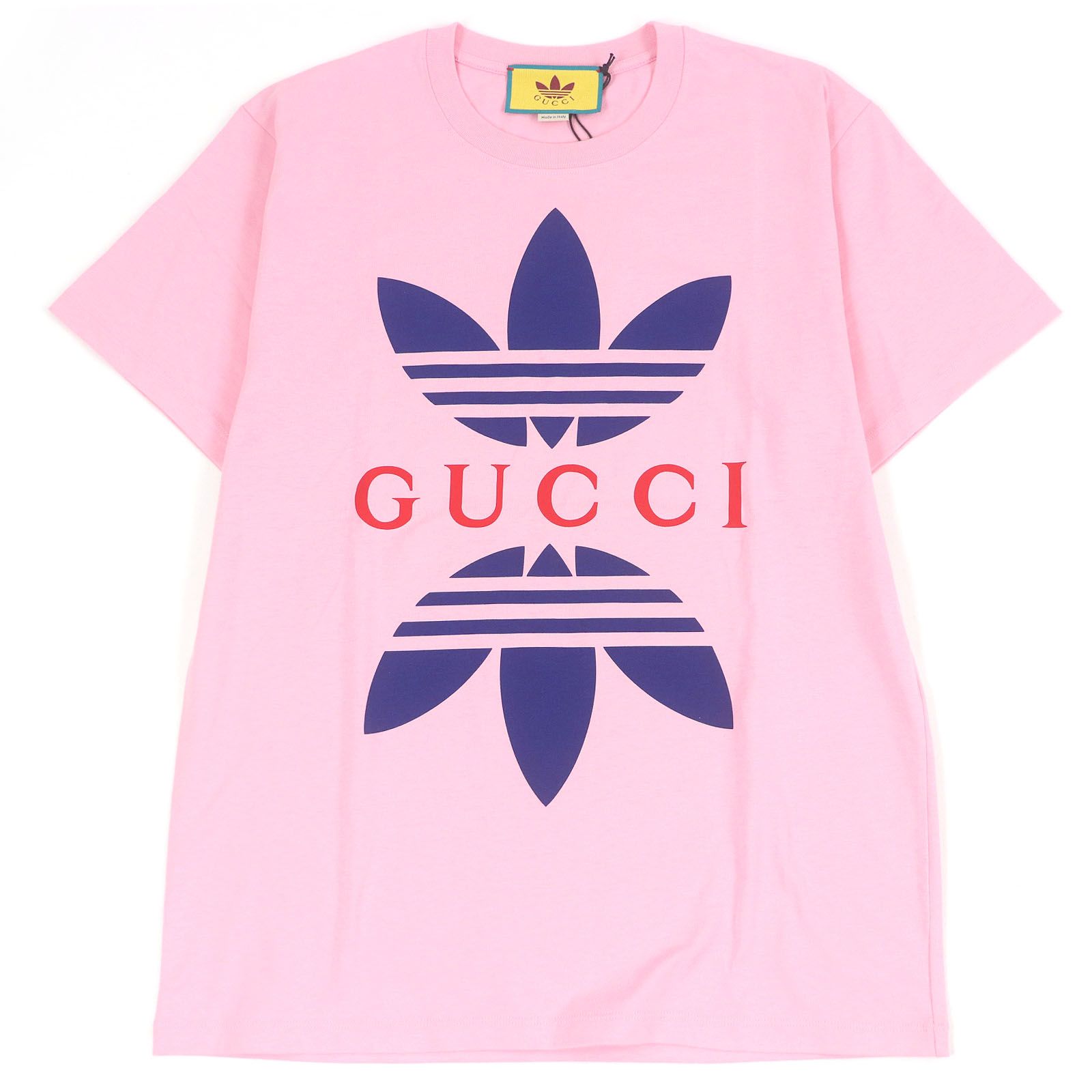 GUCCI アディダスロゴ VネックTシャツ GUCCI アディダスロゴ VネックTシャツ Gucci x adidas V-Neck T-Shirt