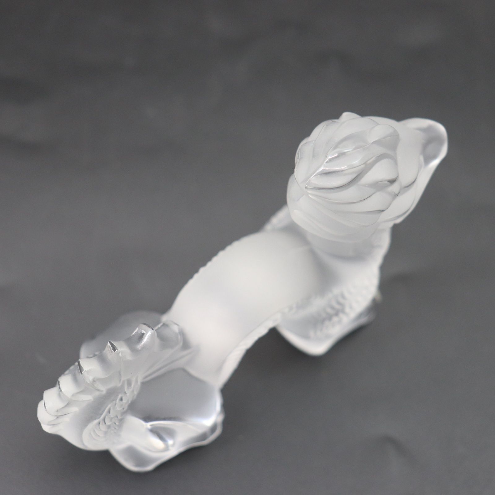 IT2NTXT8TAIC 未使用 保管品 LALIQUE ラリック ドラゴン 小 ガラス