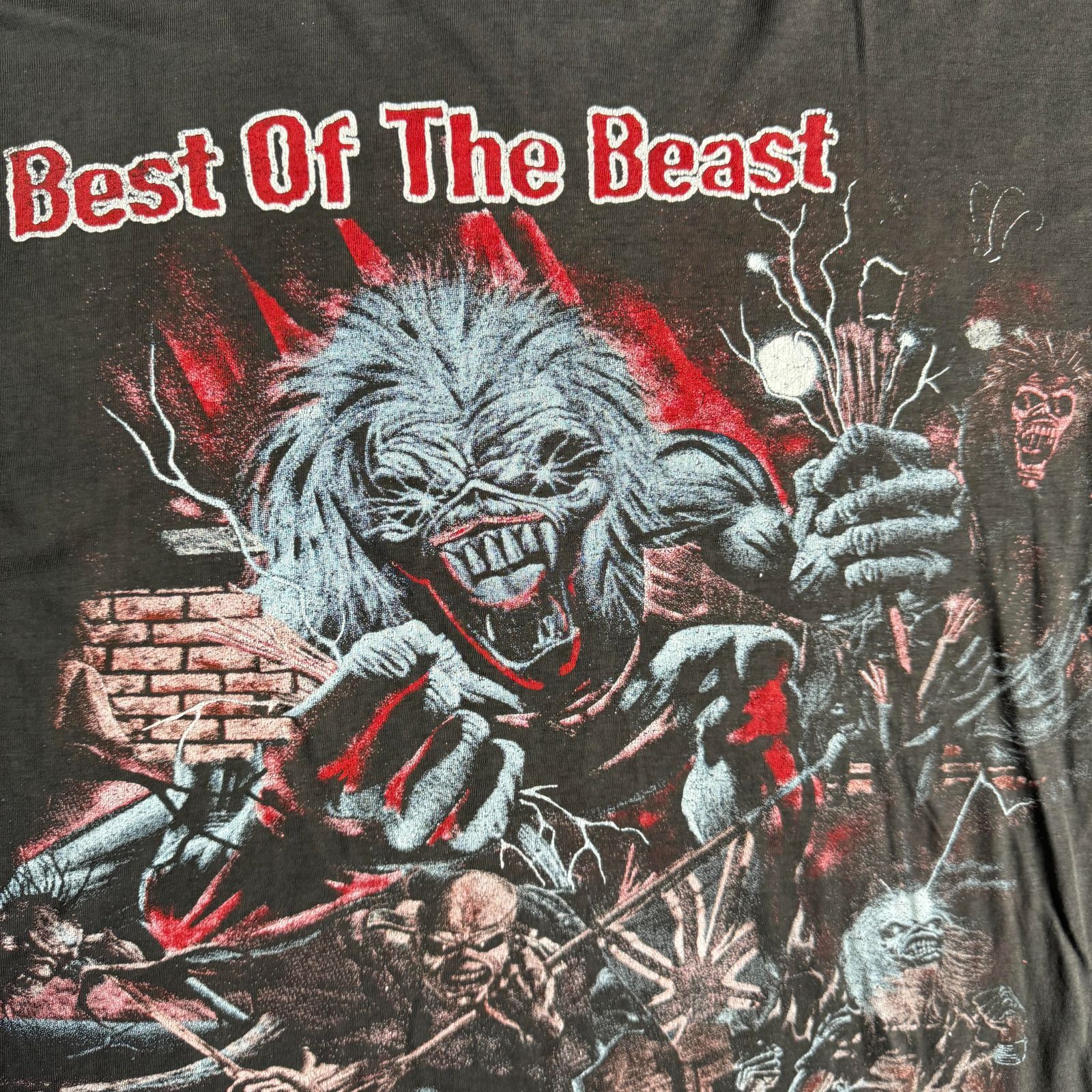 90s Iron Maiden Best Of The Beast オーバープリント Tシャツ Lサイズ 