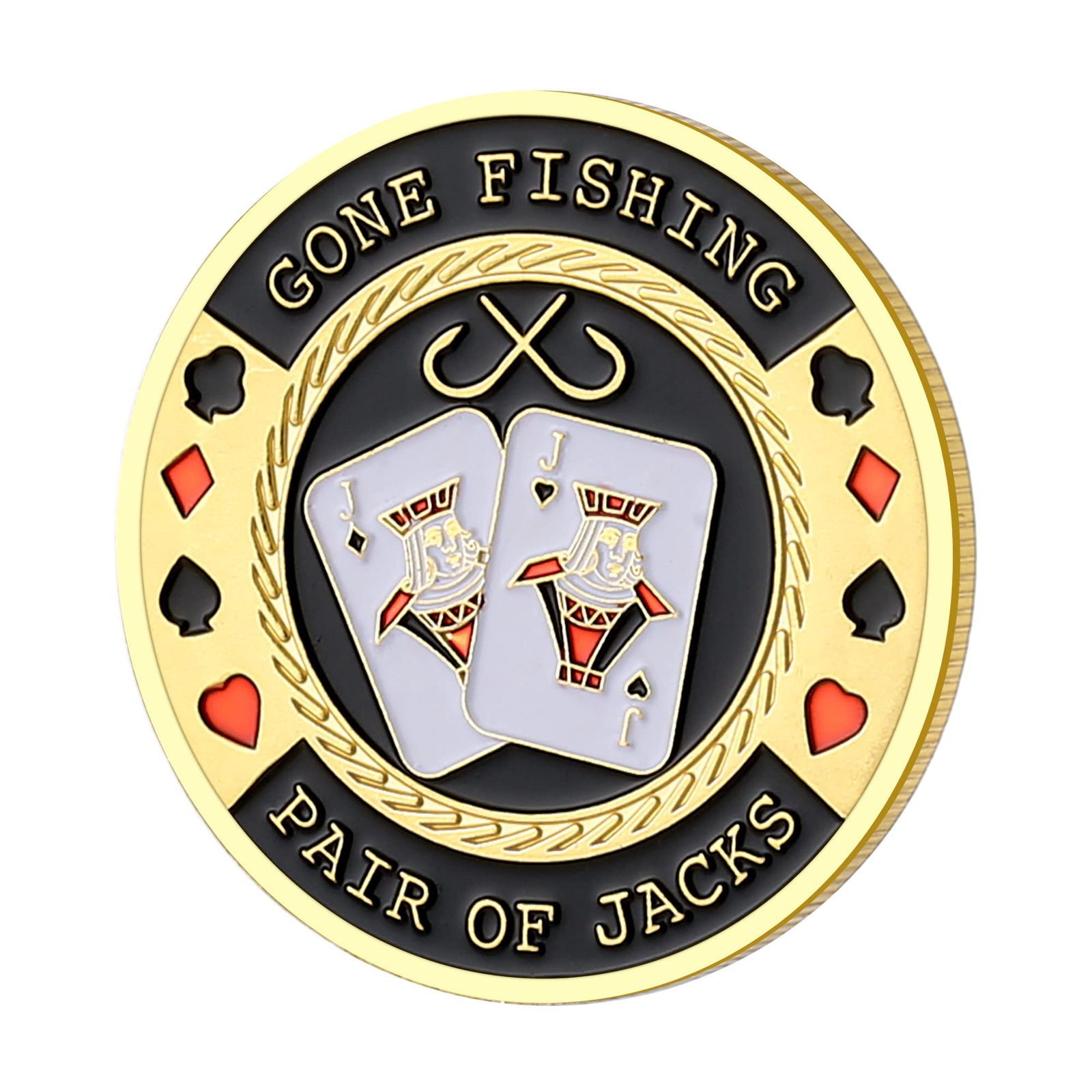 LuluCircle ポーカーガード ポーカー用ウェイト 男性用ポーカーギフト ポーカーカードプロテクター ポーカーアクセサリー コイン