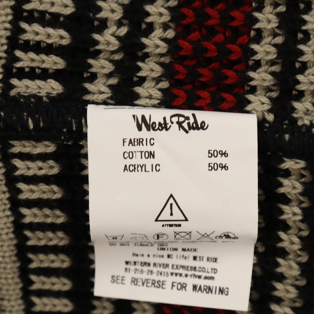 WEST RIDE CYCLE TOGS (ウエスト ライド) ボーダー クルーネック