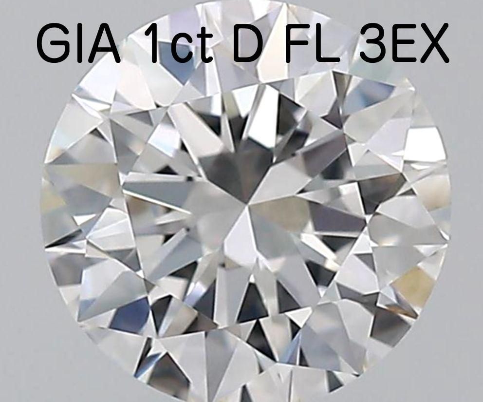 国内最安値証 完全無傷無色無欠点 代々家宝 GIA 1ct D FL 3EX ルース 