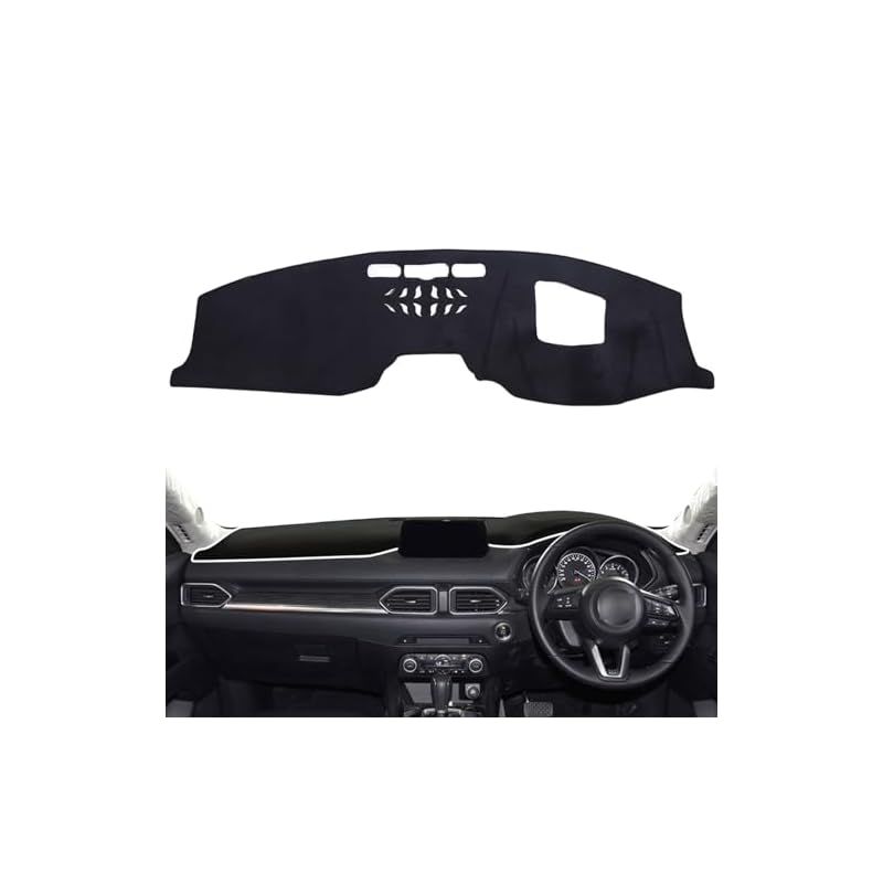 SMABEE ダッシュボードマット マツダ Mazda CX-5 KF系(2016年～現行) KFEP/KF5P/KF2P型 CX-8 KG系(2017年～現行) KG5P/KG2P型 専用設計 日焼け止め ダッシュボードライト保護カバー 内装パーツ イン 0