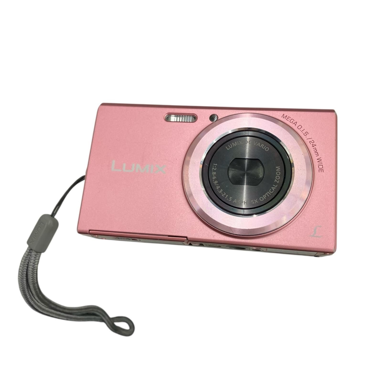 186000 動作未 Panasonic パナソニック デジタルカメラ LUMIX DMC-FH10 ピンク