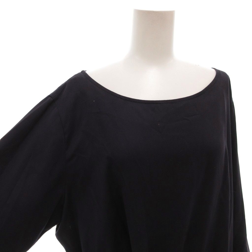 1度着用　美品　23区　大きいサイズ46 濃紺七分袖 ワンピース 23区 オンワード樫山 ワンピース ロング 大きいサイズ 七分袖 46