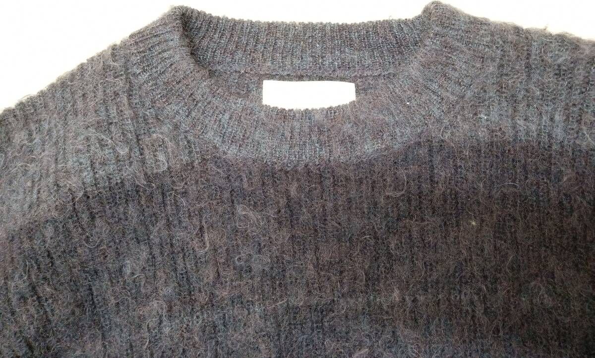 YOKE ニット 22aw YOKE 22AW GRADATION BORDER CREW KNIT