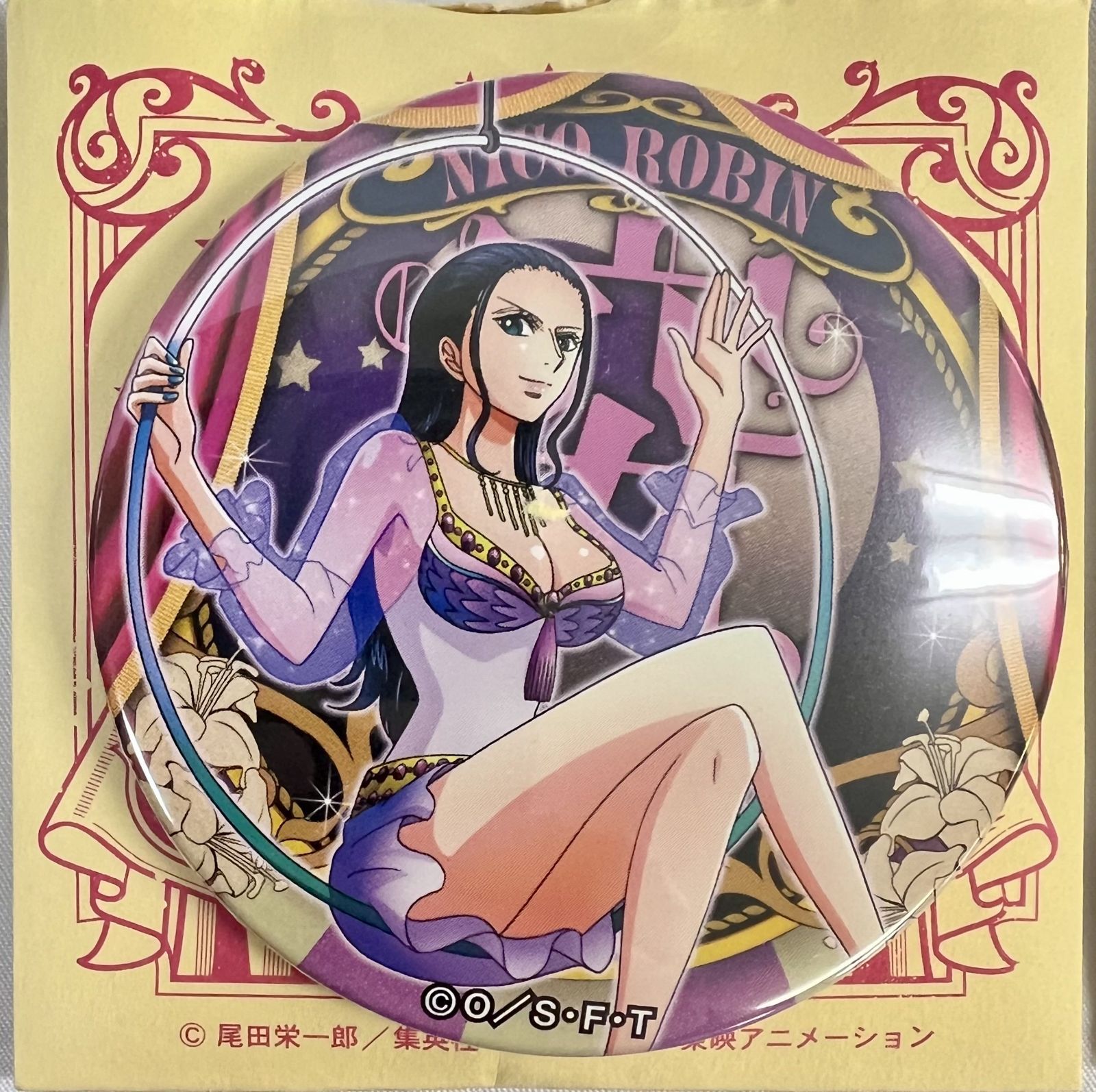 ロビン 缶バッジ ONE PIECE ワンピース コレクション缶バッジ 第7弾 ロビン