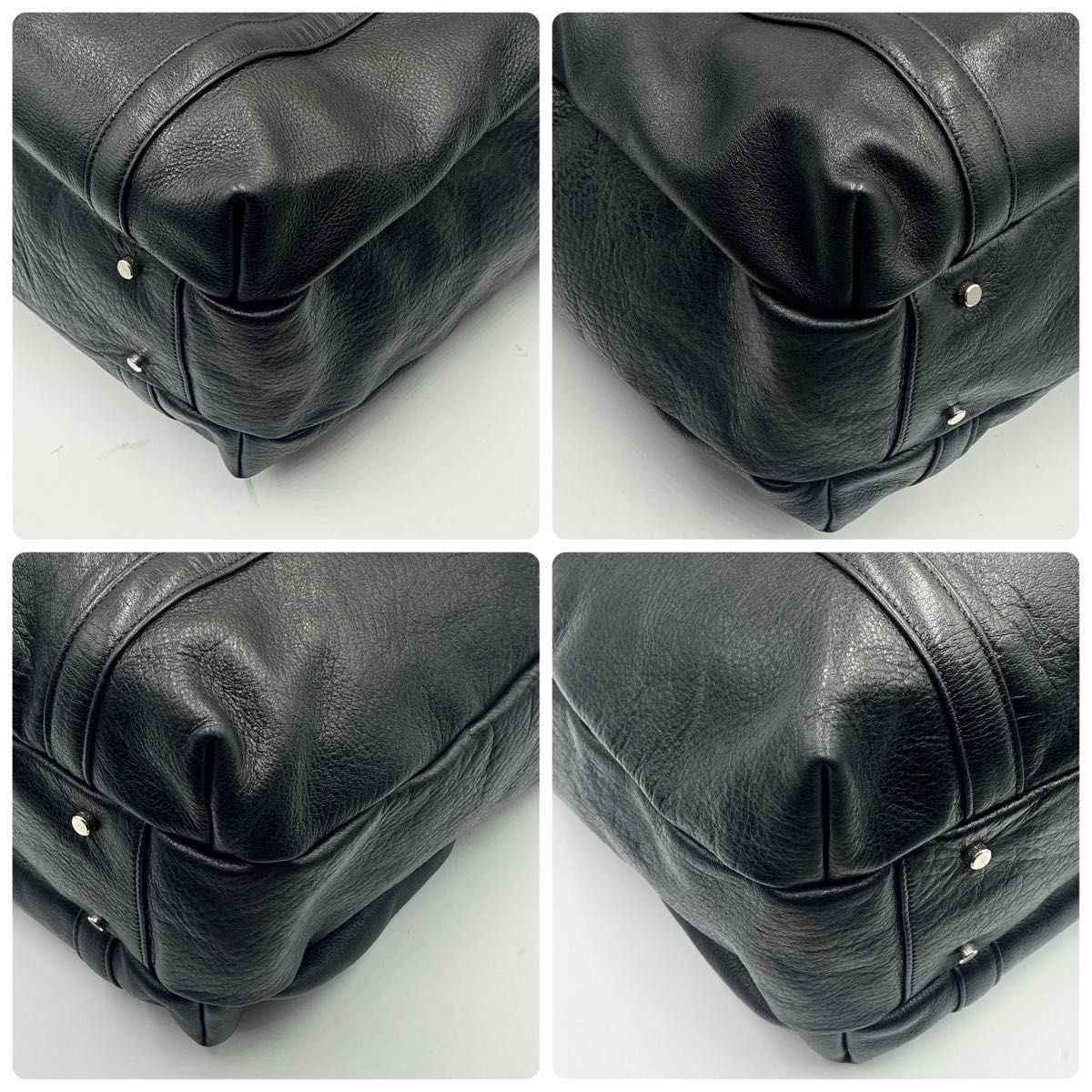 美品 アニアリ トートバッグ A4可 レザー ビジネス カモフラ キーリング 黒 ✨美品✨ アニアリ トートバッグ A4可 レザー カモフラ キーリンク 迷彩 黒