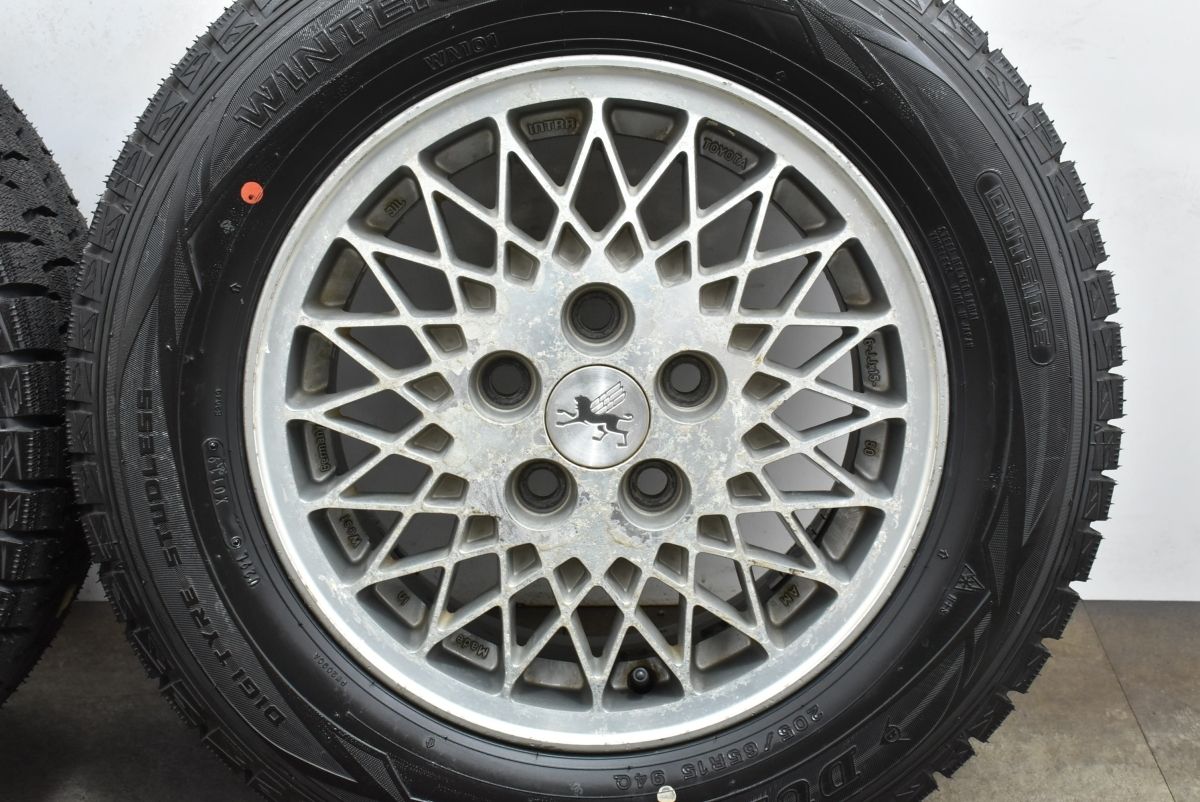 当時物】トヨタ Z20系 ソアラ 純正 15in 6JJ +50 PCD114.3 ダンロップ 