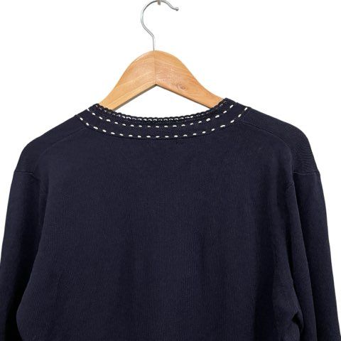 トゥービーシック トゥービーシック TO BE CHIC ニットカーディガン ステッチ