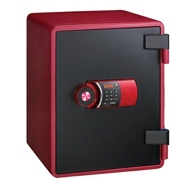 7営業日以内発送 エーコー YES-031DRD 小型耐火金庫YES COLOR SAFE 410×474×534mm YES031DRD 沖縄離島販売不可