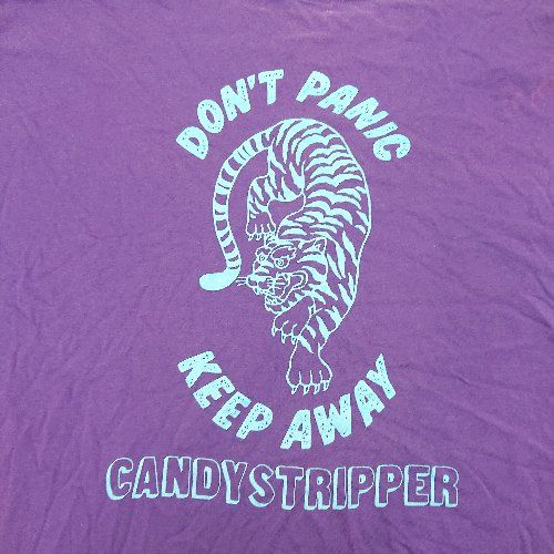  Candy Stripper キャンディストリッパー 半袖 Tシャツ サイズ2 パープル メンズ  【1406180071295】