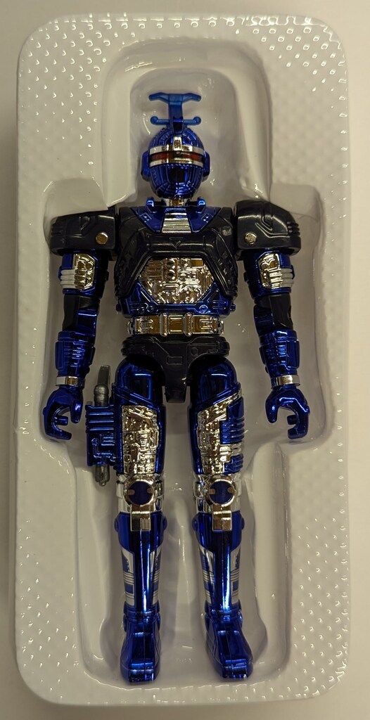 バンダイ メタリックヒーローシリーズ 重甲ビーファイター ブルー