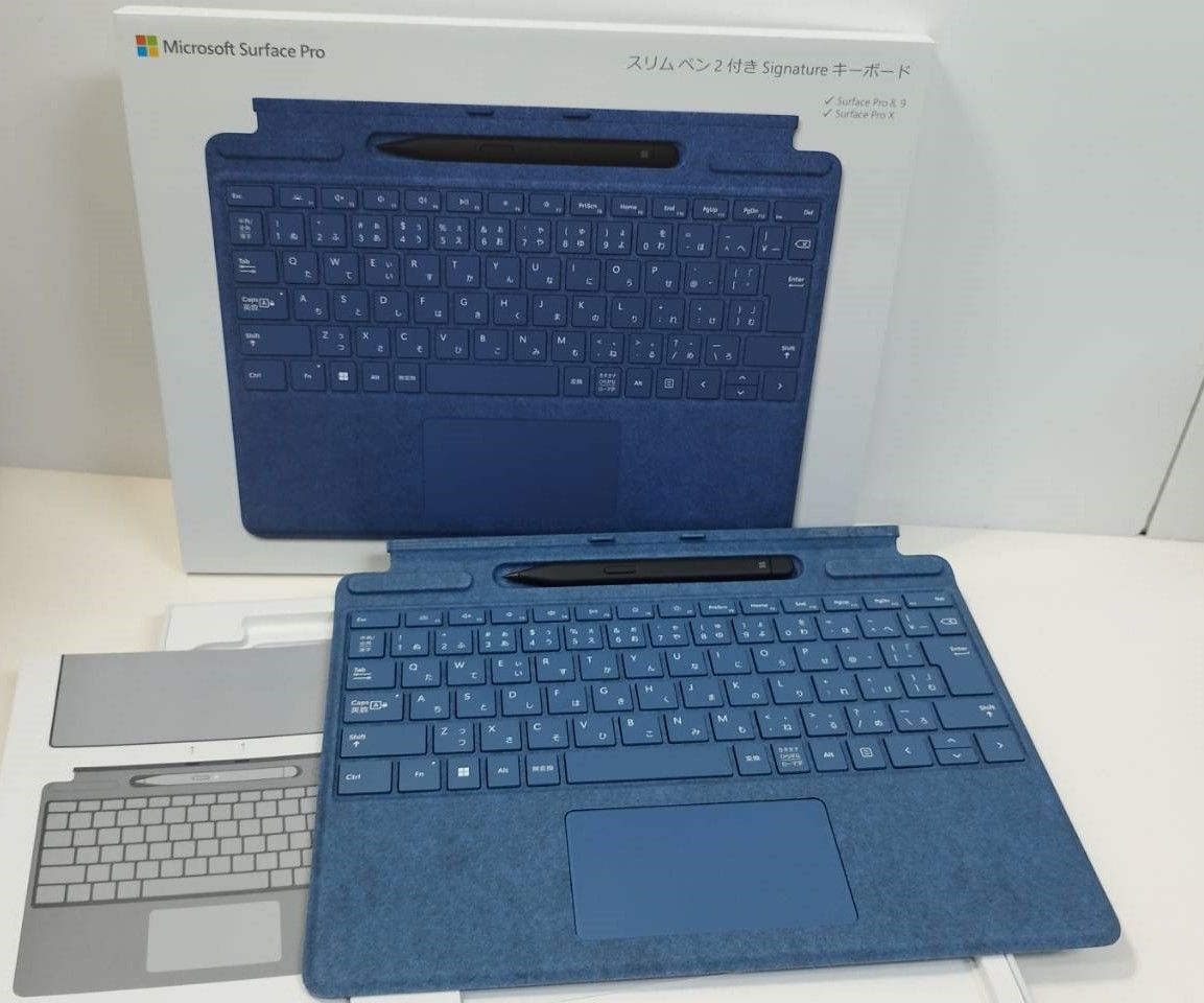 Microsoft - 値下！【中古】Surface Pro4 キーボード(BLUE)+タッチペンセット 値下！【中古】Surface Pro4 キーボード(BLUE)+タッチペンセット