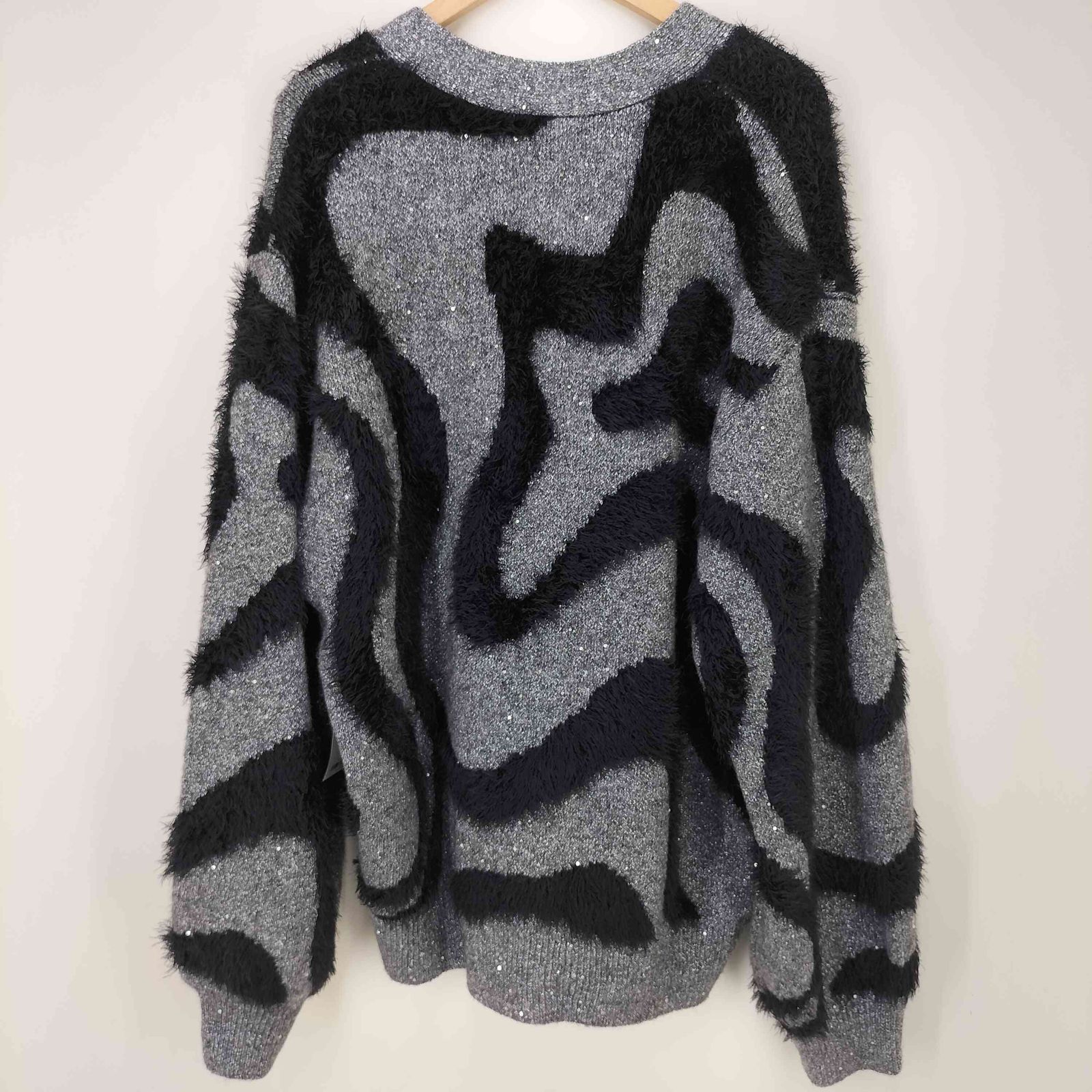 ハレ HARE 24AW イソザイラインスパンコールカーディガン メンズ JPN