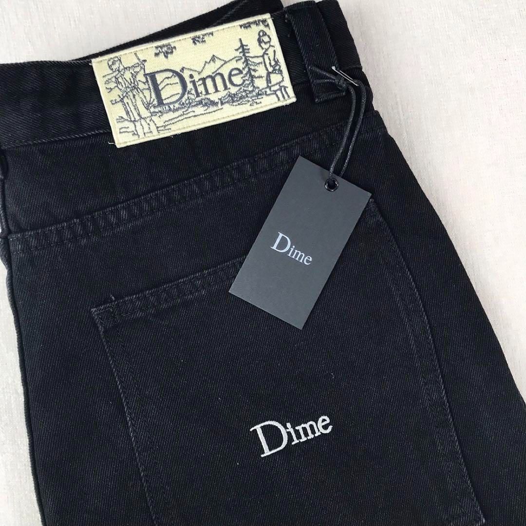 新品未使用品　Dime ダイム バギージーンズ デニム パンツ WASHED BLACK ブラック