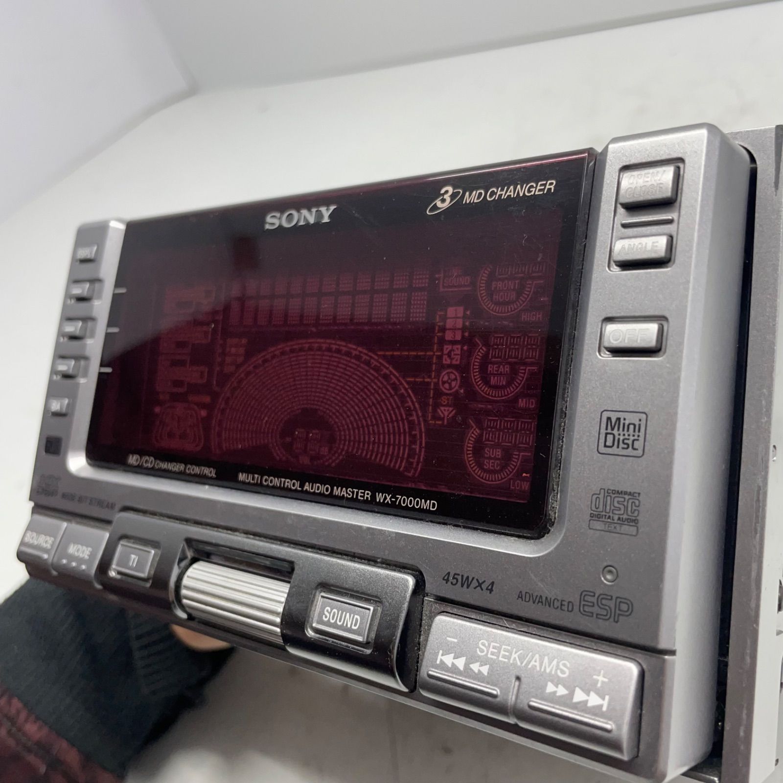 当時物】SONY ソニー WX-7000MD 2DIN オーディオ カー ステレオ