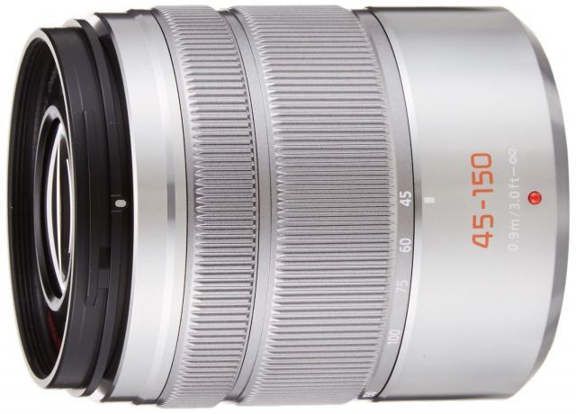 パナソニック Panasonic 望遠ズームレンズ マイクロフォーサーズ用 ルミックス G VARIO 45-150mm|F4.0-5.6 ASPH. |MEGA O.I.S. シルバー H-FS45150-S