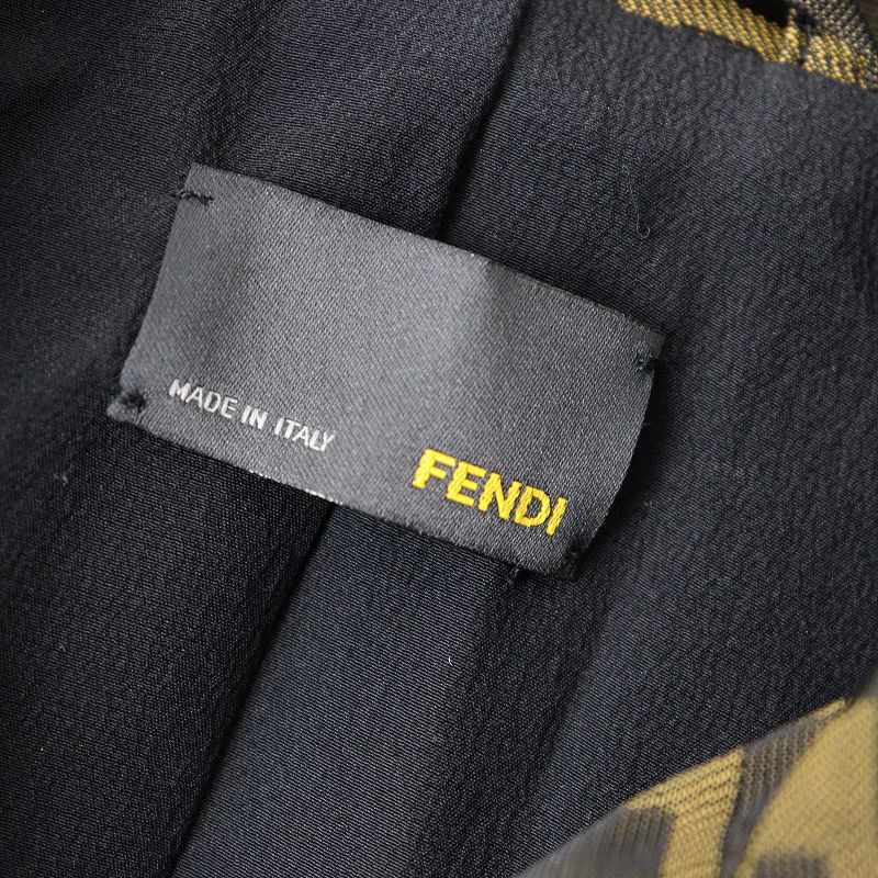 美品 フェンディ FENDI SOPRABITO ZUCCA SOFT TABACCO FF5304 ズッカ柄