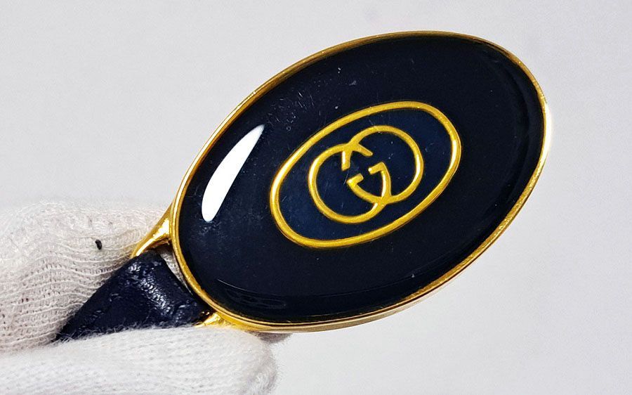 新品同様 グッチ キーリング キーホルダー GP インターロッキング  