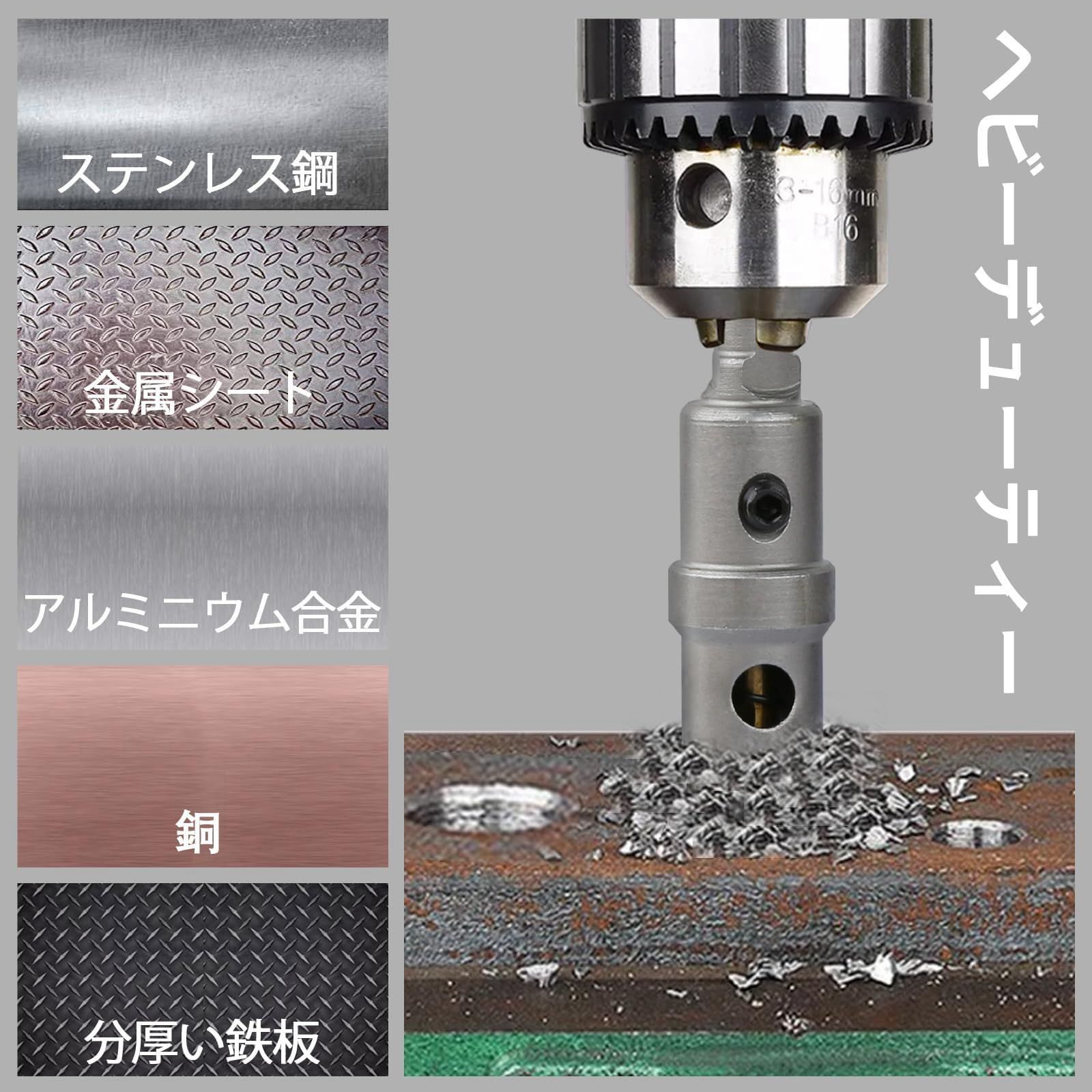 ステンレス鋼 パイロットドリル付き超硬ビット
