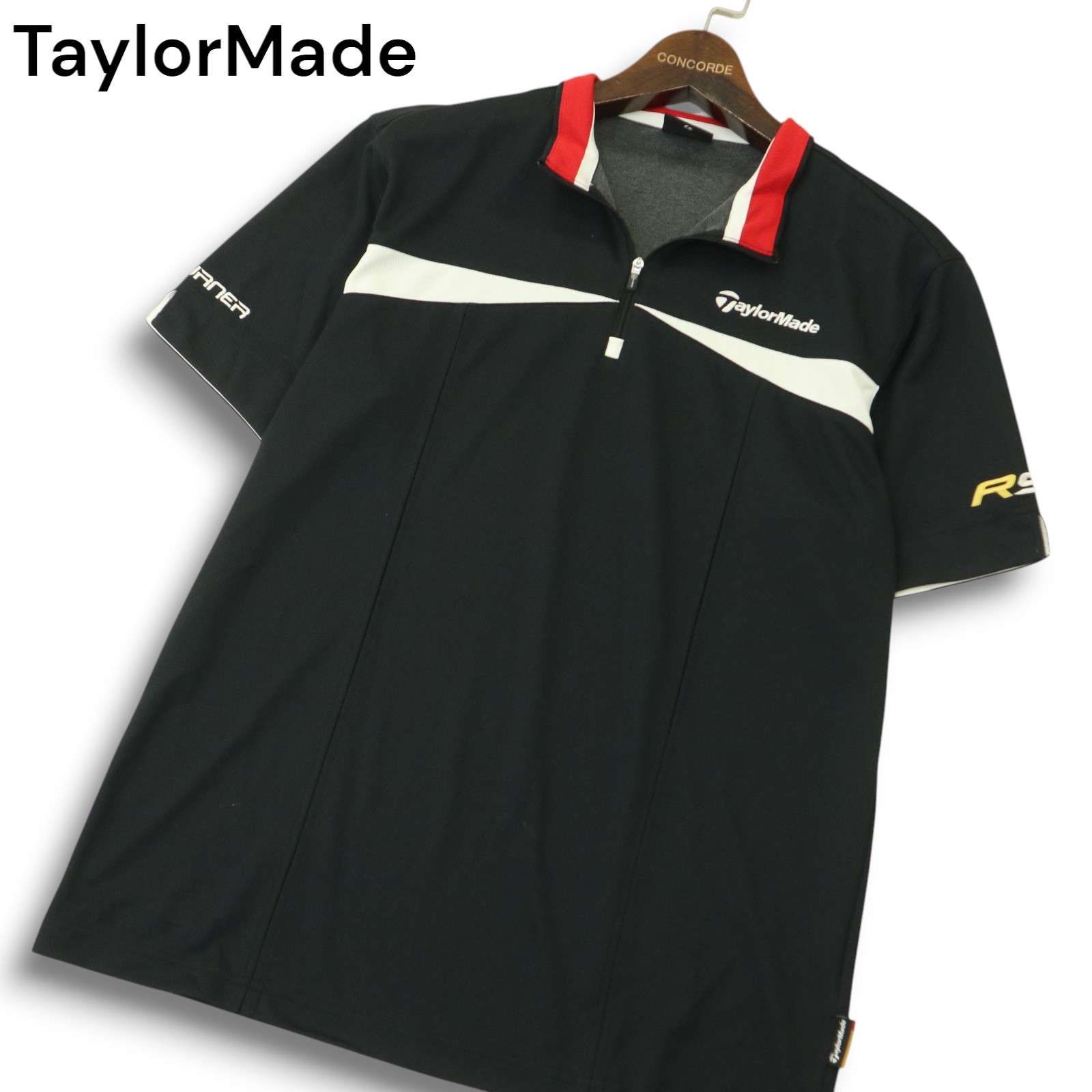 TaylorMade - TaylorMade テーラーメイド ハーフジップ シャツ ゴルフ ウェア 半袖 TaylorMade テーラーメイド レディース ゴルフウェア 半袖シャツ