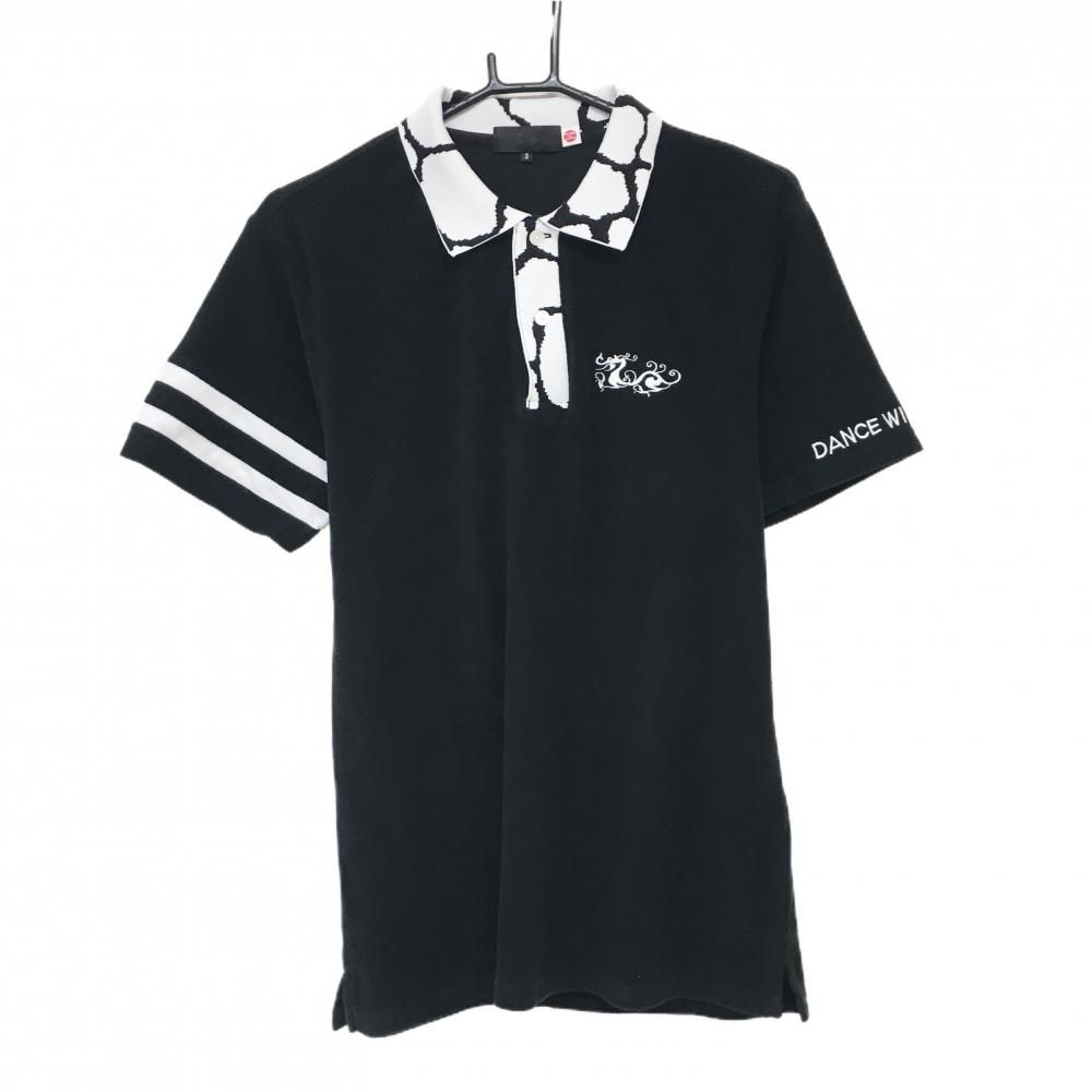 Dance With Dragon - coco 中古 ダンスウィズドラゴン DANCE WITH DRAGON メンズ 半袖ポロシャツ 3(L) 黒  ブラック 中古 メンズ ダンスウィズドラゴン DANCE WITH DRAGON 半袖