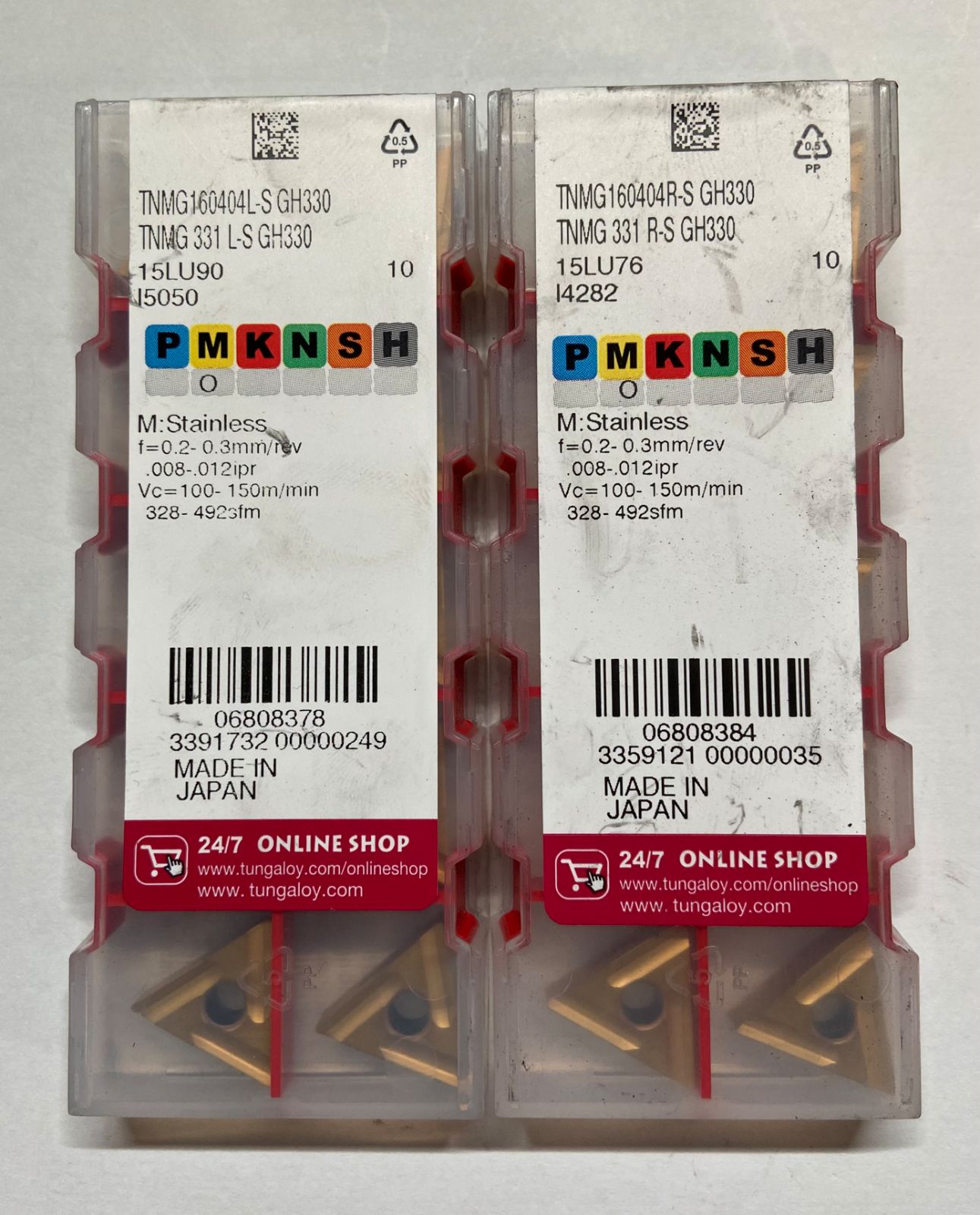 タンガロイTungaloy TNMG160408R-S N308 オンライン 5箱セット
