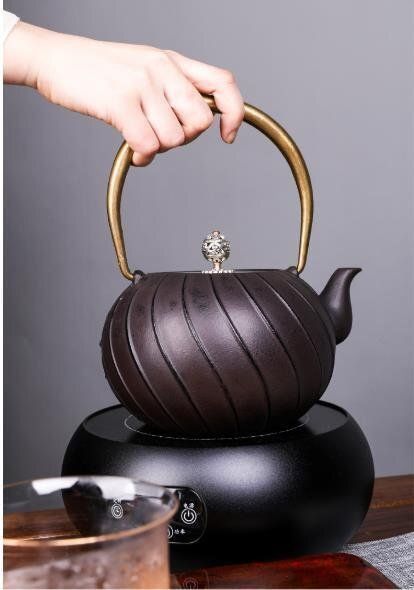 新品 急須 鉄びん 鉄分補給 未塗装鉄器 茶壺 提梁壷 水壷