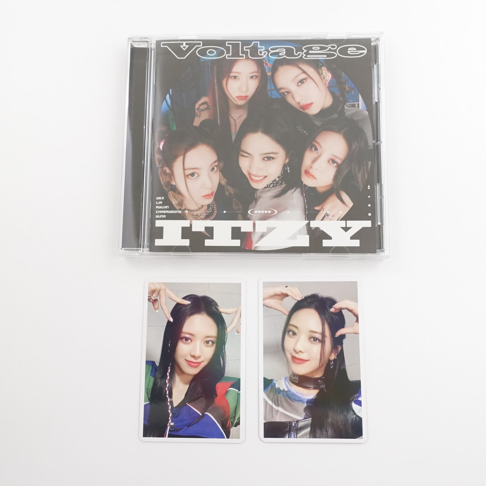 ITZY ユナ Voltage トレカ カード フォト 2枚セット CD FC盤 YUNA イッチ