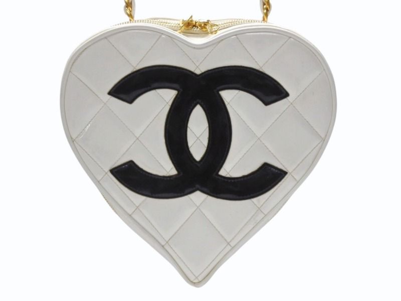 CHANEL シャネル ヴィンテージ ハートバニティバッグ 3番台