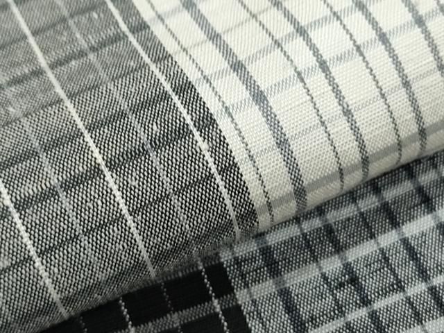 平和屋着物○上質な紬 格子文 正絹 逸品 CAAS9373th - メルカリ