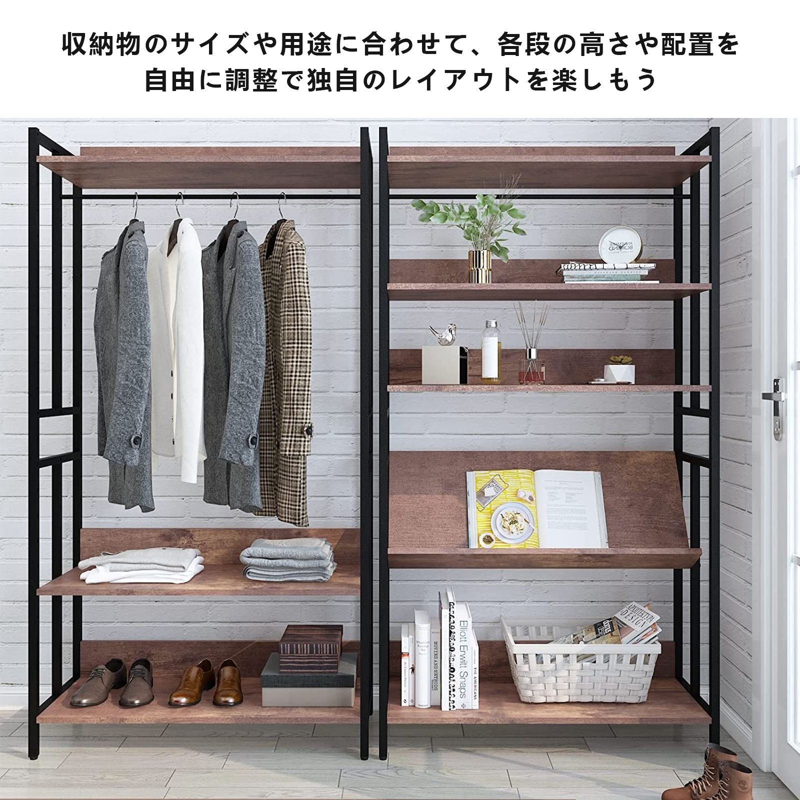 祝日発送可&迅速配送」 棚 本棚 木製ラック 収納ラック オープン