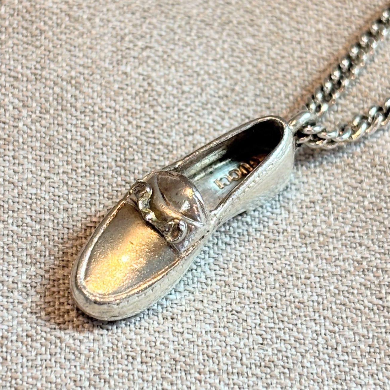 ヴィンテージ GUCCI オールドグッチ キーホルダー 靴 チャーム