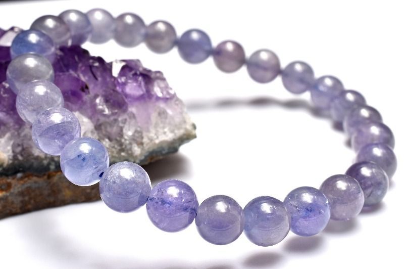 タンザナイト ブレスレット 高品質 高品質++]タンザナイトブレスレット（約11.5mm玉） - 埼玉県吉川市の