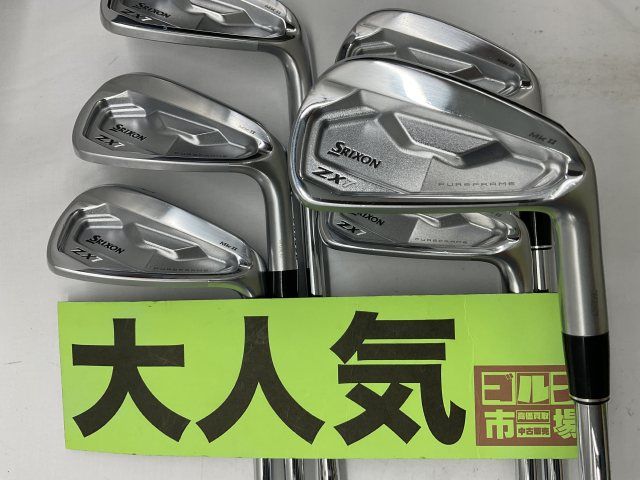 【中古】アイアンセット ダンロップ 【大人気】スリクソンZX7 Mk II　アイアン/DG DST 6本セット/X100/25[5027]神戸長田