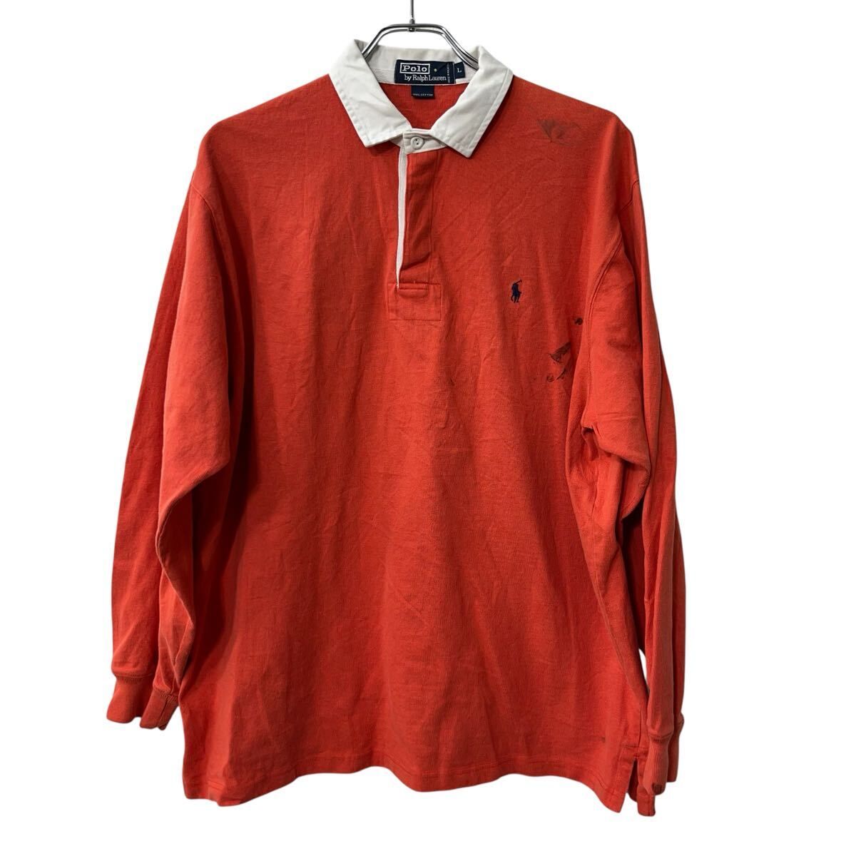 Polo by Ralph Lauren バーガンディ ラガーシャツ L Polo by Ralph Lauren ラガーシャツ バーガンディ