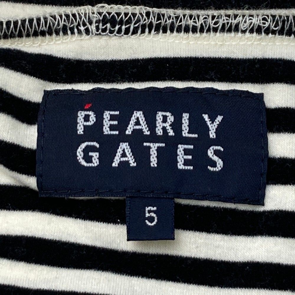 サイズ：5 PEARLY GATES パーリーゲイツ ハーフジップ 長袖T