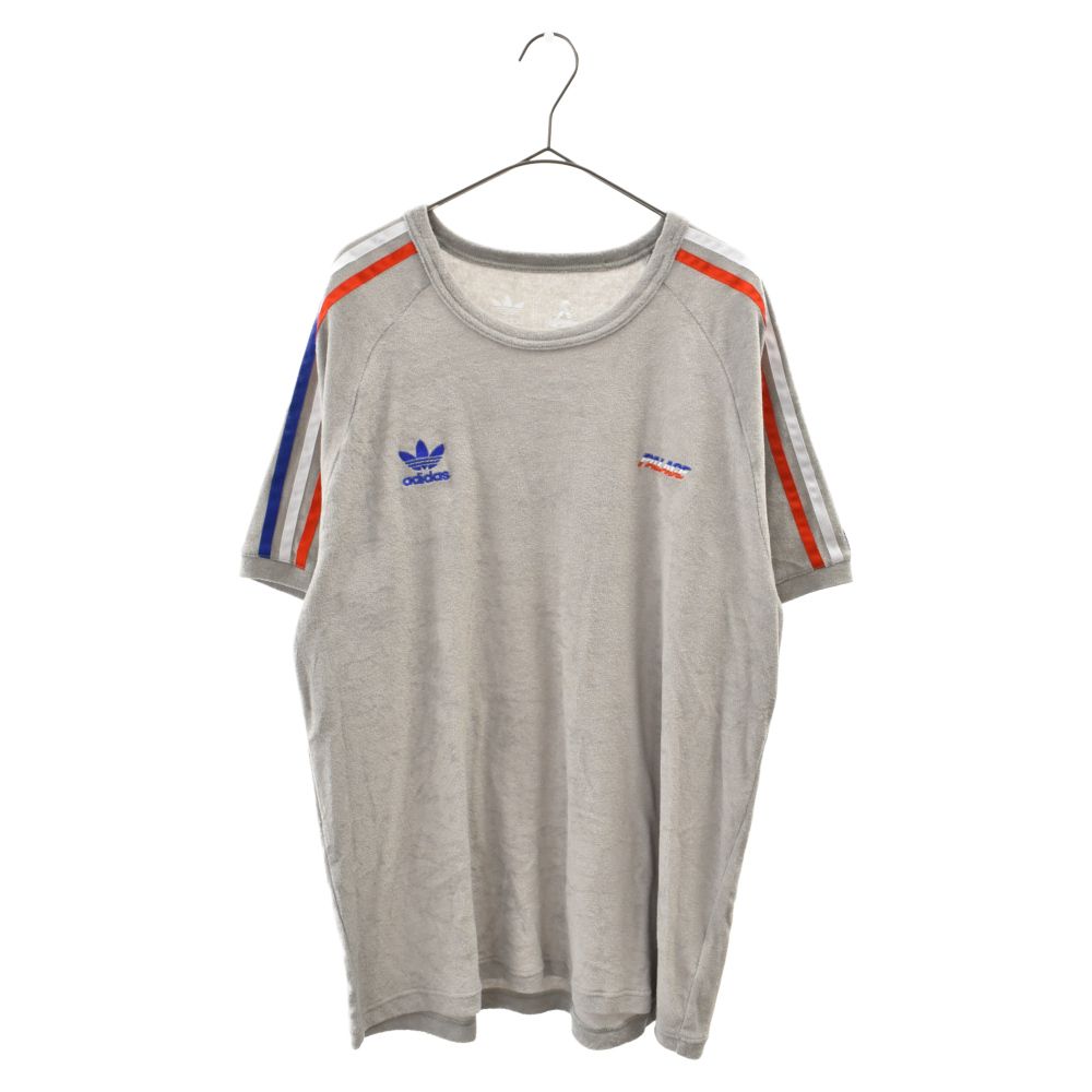 人気！Palace Skateboards/パリススケートボーズ グレーTシャツ Palace Skateboards (パレススケートボーズ) ×adidas Terry T
