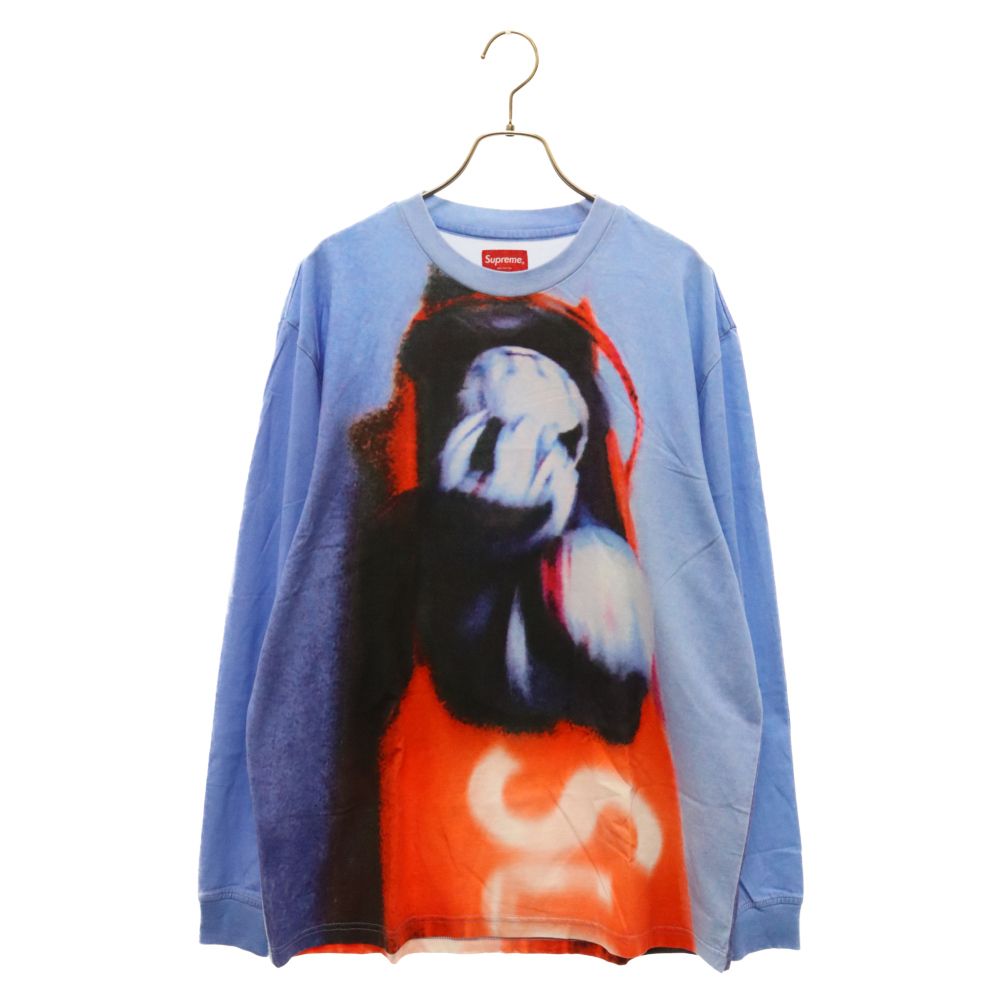 SUPREME (シュプリーム) 20AW Bobsled L/S TOP ボブスレープリントクルーネック長袖Tシャツ ブルー - メルカリ