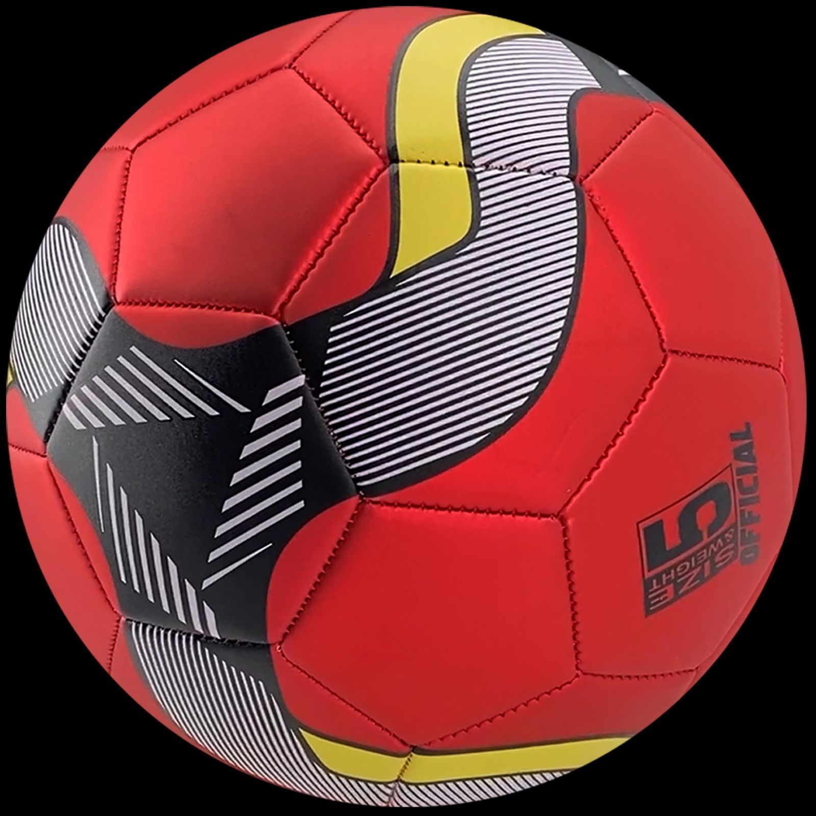 Senston サッカーボール 5号球 き-トレーニング試合サッカー大人と青少年サッカーポンプ付