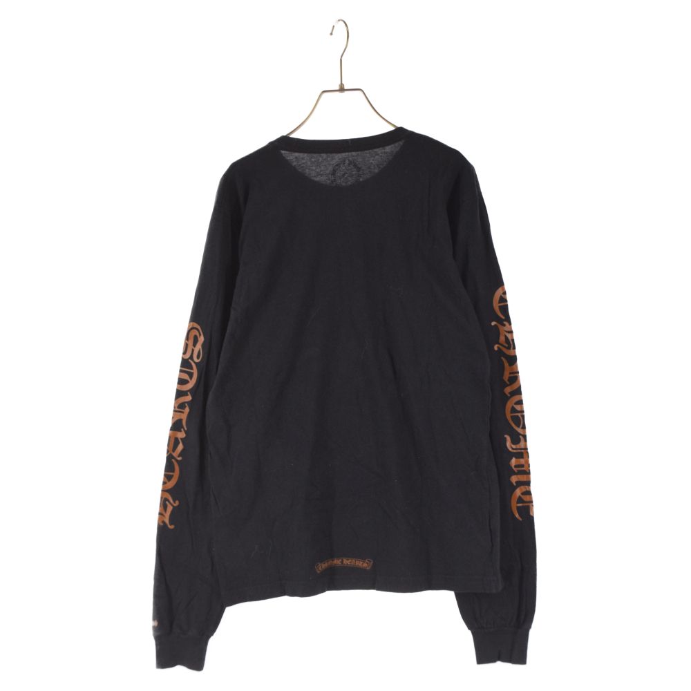 CHROME HEARTS レディース長袖　Sサイズ CHROME HEARTS クロムハーツ Neck Logo L/S Tee ネックロゴロング