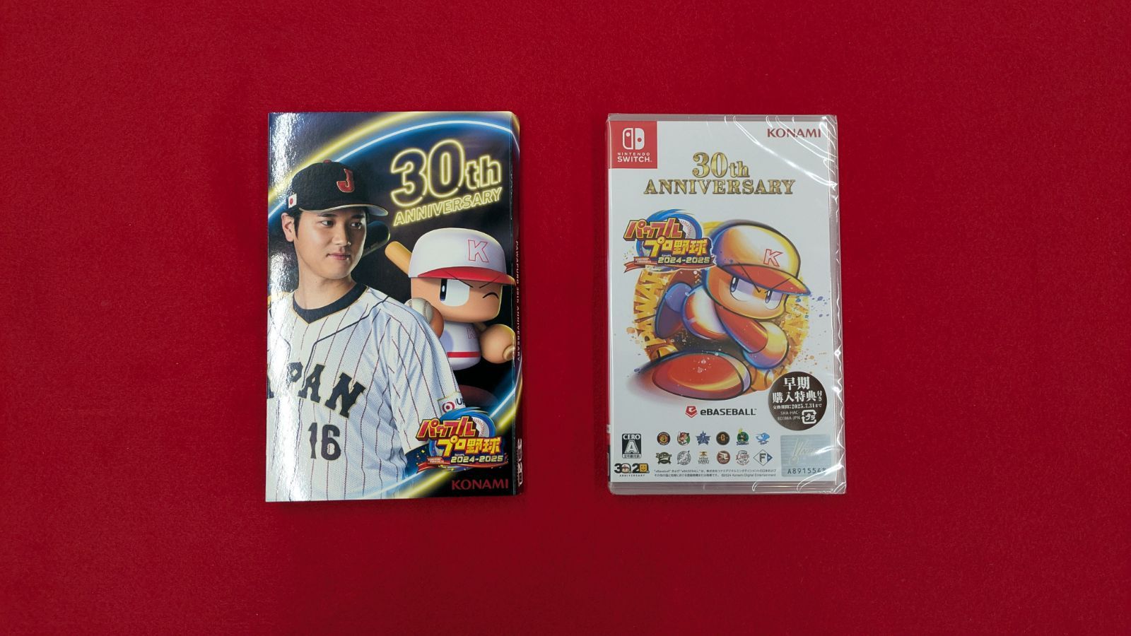 KONAMI パワプロ 2024-2025 30th ANNIVERSARY Nintendo Switch Powerful Pro Yakyu eBaseball 2024-2025 30th