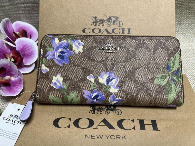 コーチCOACH 財布 長財布 シグネチャー フローラル リリィ