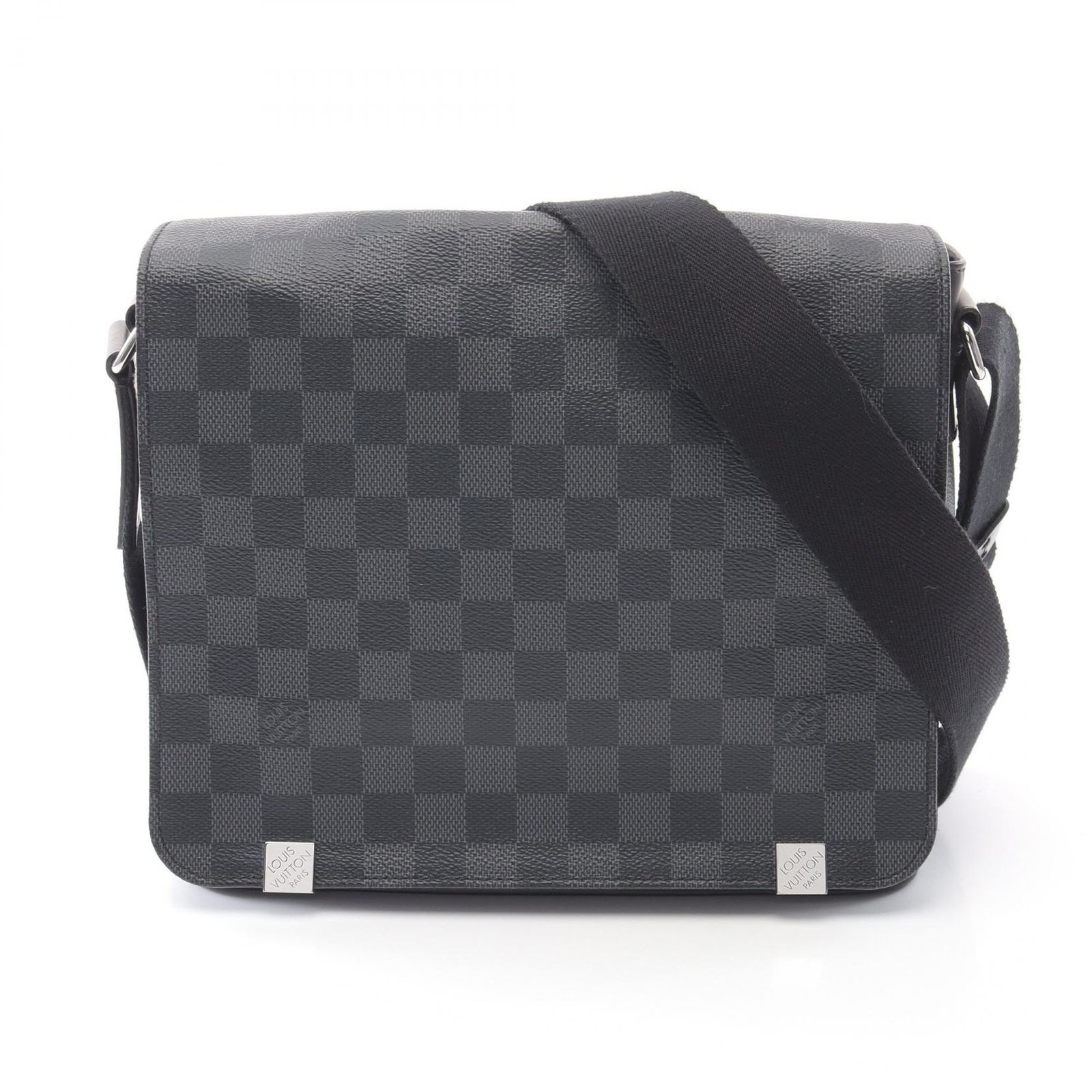 ルイ ヴィトン LOUIS VUITTON ショルダーバッグ ディストリクトPM NM N41028 PVCコーティングキャンバス レザー ディストリクト PM NM メンズ Used A