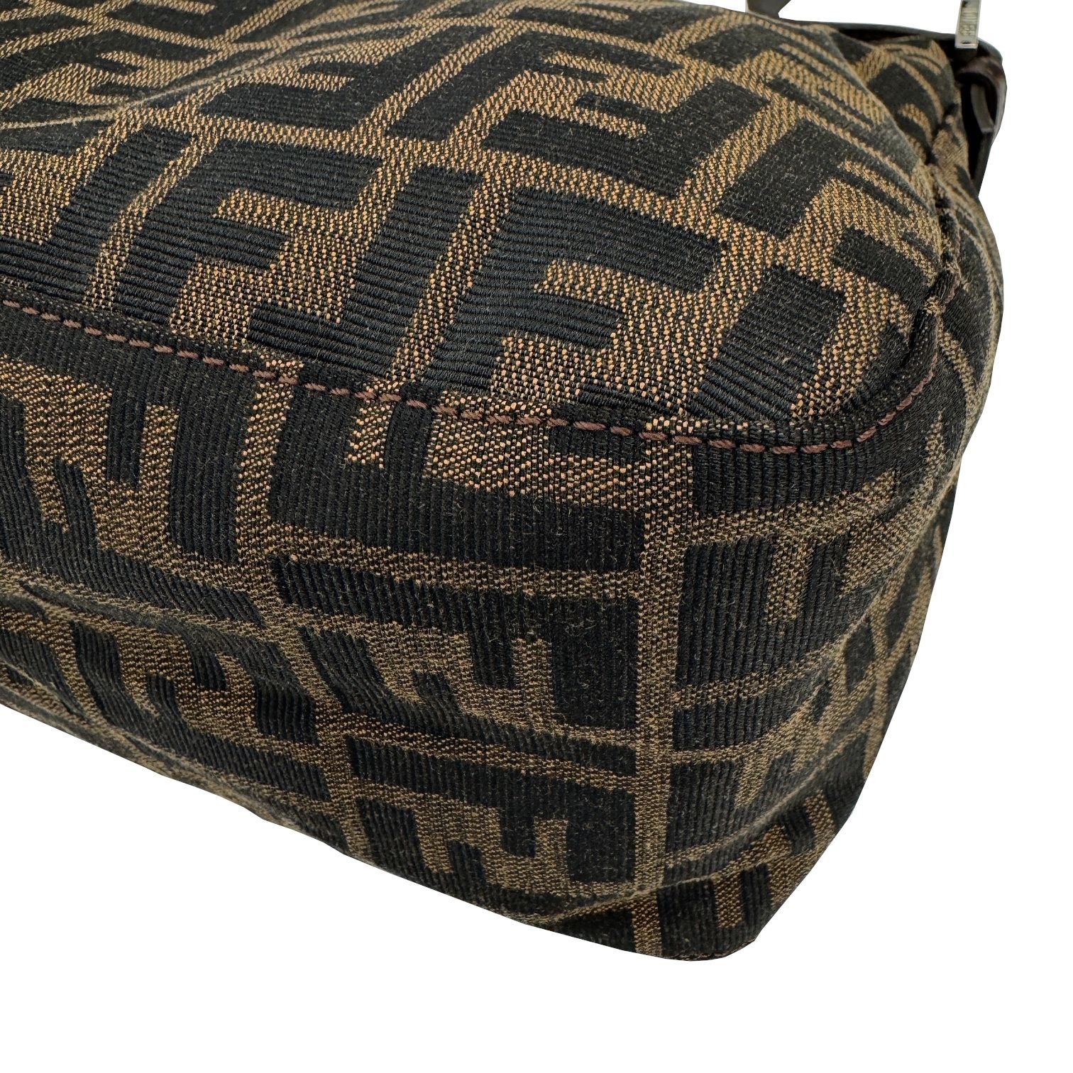 FENDI フェンディ ズッカ マンマバケット ショルダーバッグ ワンショルダーバッグ レディース ズッカ柄 シルバー金具 お洒落 カジュアル 人気 肩掛け 鞄 バッグ かばん SV金具 ブランドギャラリー心斎橋店 DECORATOM_COM_BR