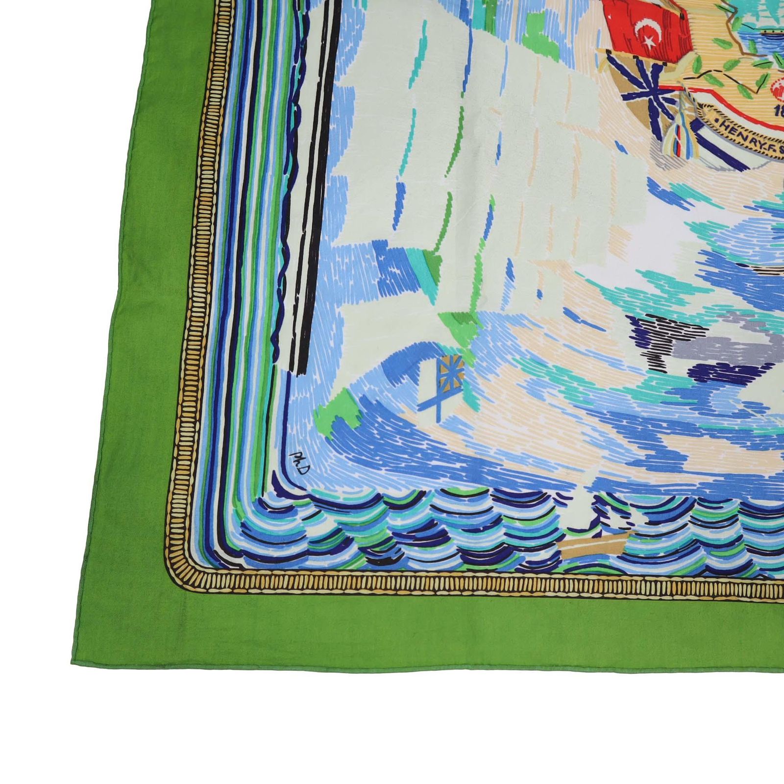 HERMES エルメス スカーフ カレ70 HENRY F SMITH SAILOR ヘンリー 帆船