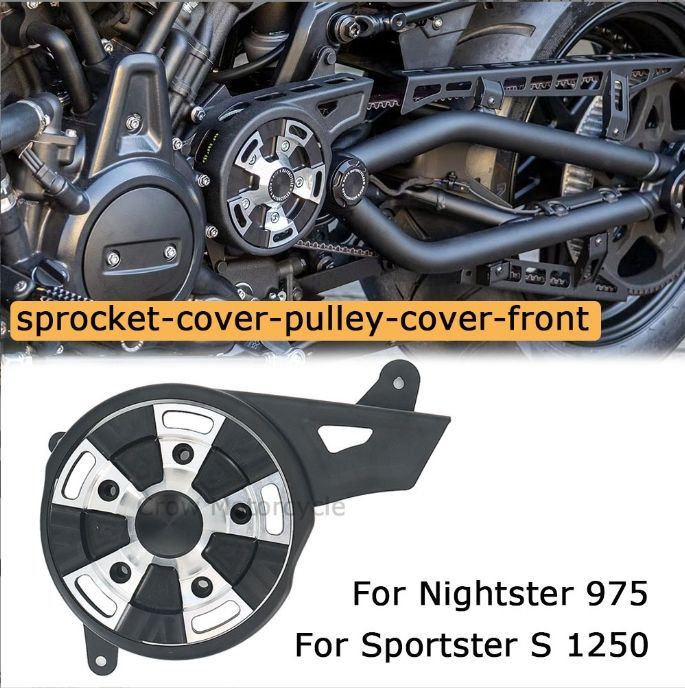 Harley-Davidson Sportster S 1250 エンジンドライブプーリーカバーセット 改裝用アップグレードパーツ